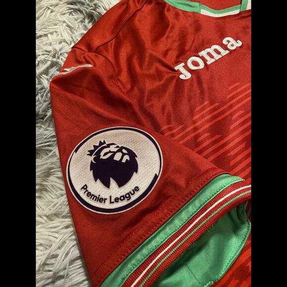 Swansea City 2017/18 Match Issue Jersey English Premier League Player Spec - Picture 3 of 5